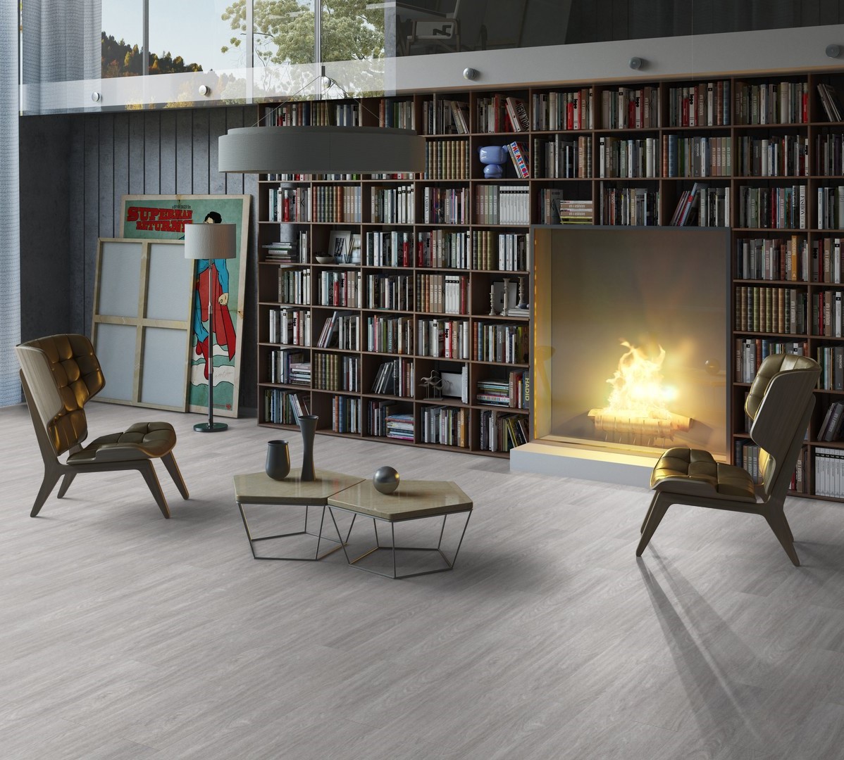 Изображение товара ПВХ плитка клеевая Tarkett Lounge 43 класс 3 мм 2.09 м²