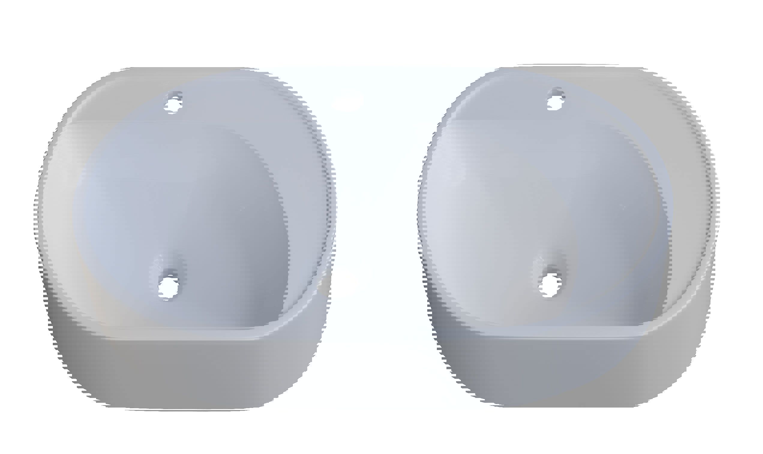 Изображение товара Раковина накладная Uperwood Luna 60 см белая глянцевая Россия