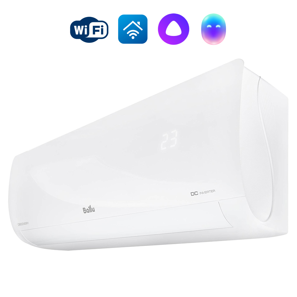 Изображение товара Инверторная сплит-система Ballu BSVI-09HN8 9K BTU с Wi-Fi управление для охлаждения и обогрева