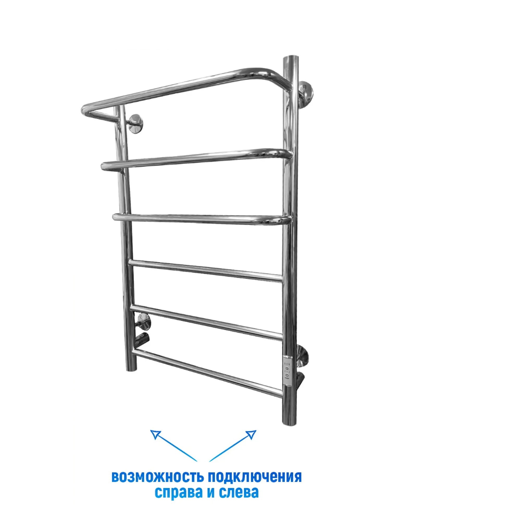 Изображение товара Электрический полотенцесушитель TermoPrime лесенка 80x50 хром с терморегулятором