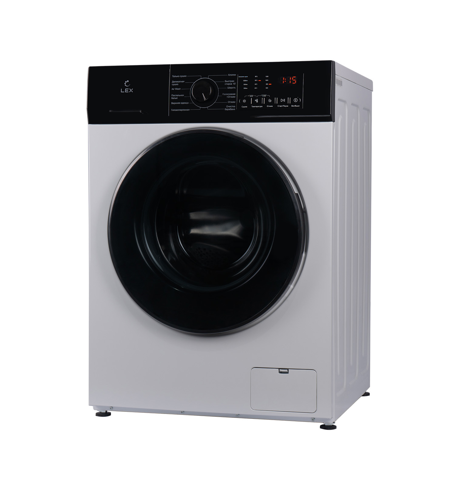 Изображение товара Стиральная машина с сушкой Lex LWM08512WID 8 кг белая компактная