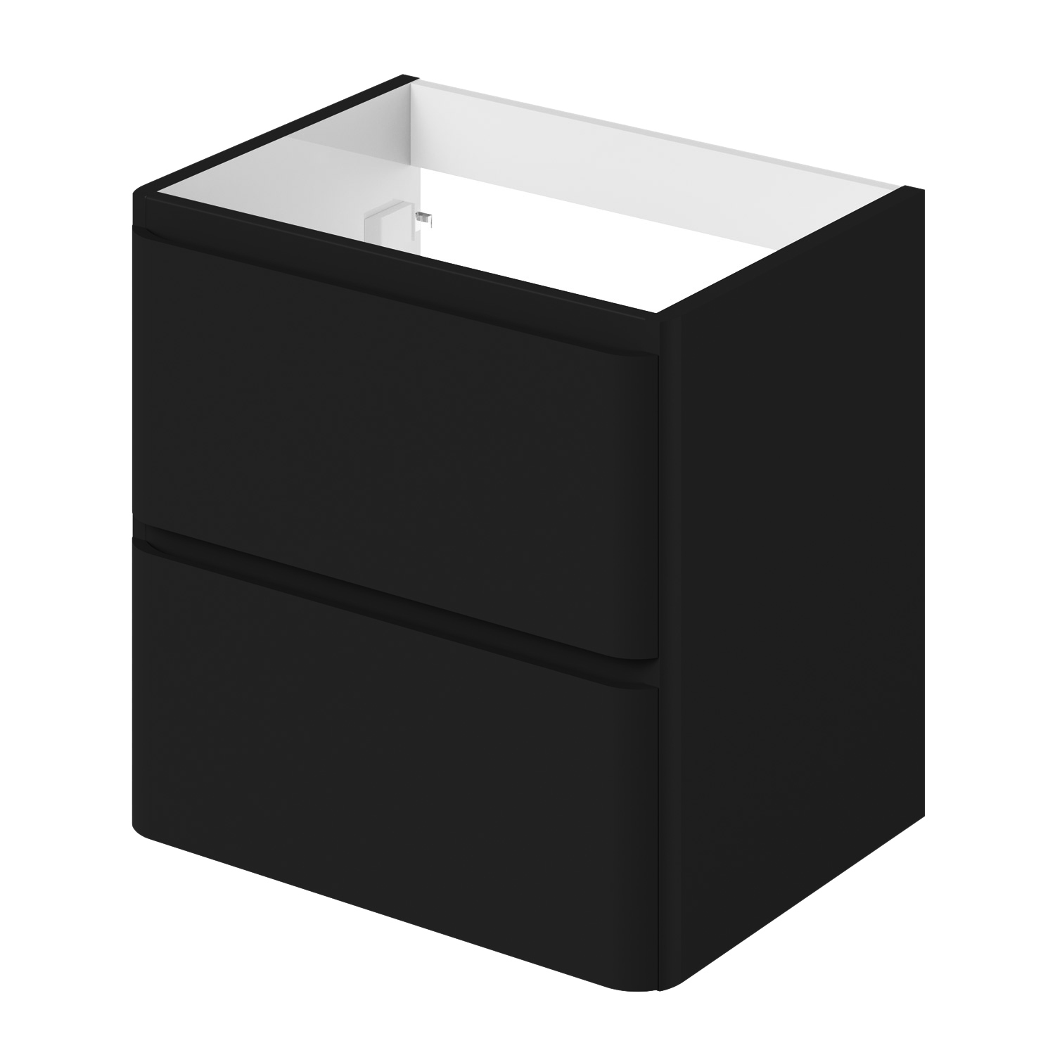 Изображение товара Тумба под раковину в ванную Итана Roberto 60 59.2x44.8x57.6 подвесная черный софт