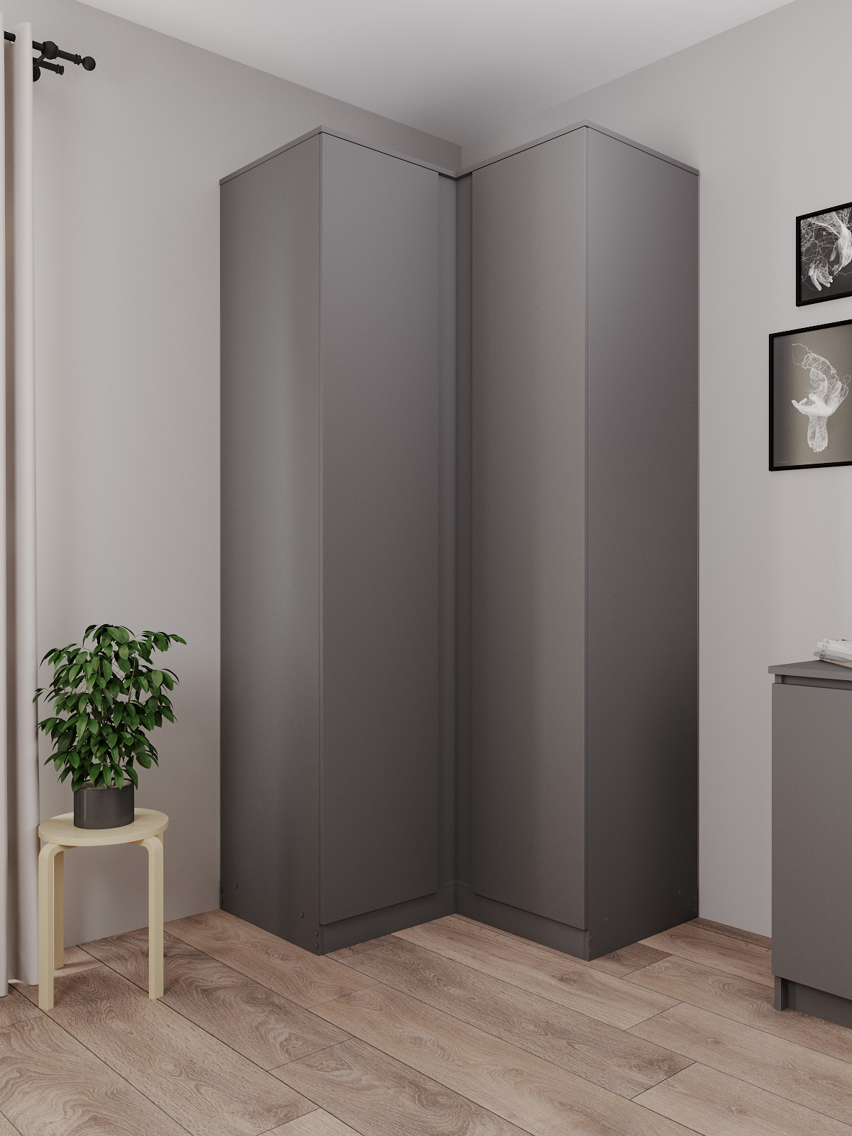 Изображение товара Шкаф распашной ДСВ МЕБЕЛЬ Мори 46013 96x210x50.4 см Изображение товара Шкаф распашной ДСВ МЕБЕЛЬ Мори 46013 96x210x50.4 см