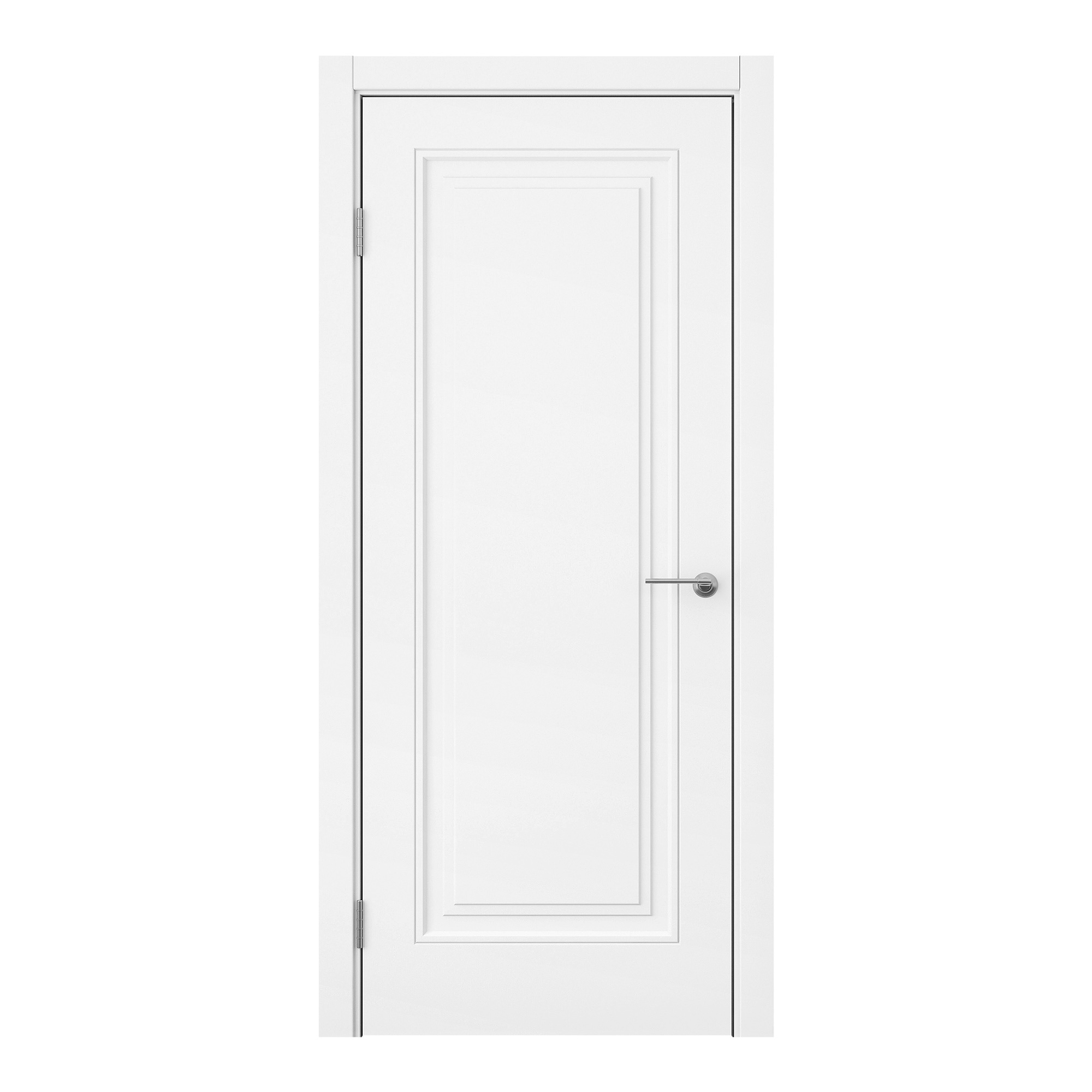 Изображение товара Дверь межкомнатная Бизнес парк Line 7 глухая 70x200см эмаль цвет белый без замка и петель