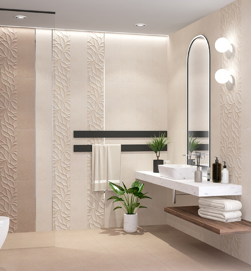 Изображение товара Плитка Eletto ceramica 506111102 24.2x70см 1.19 м² цвет бежевый, цена за упаковку