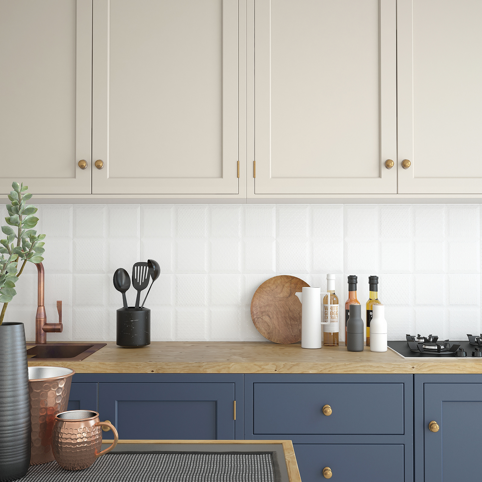 Изображение товара Керамическая плитка Керамин Скаген 30x90 белая для стен скандинавский стиль