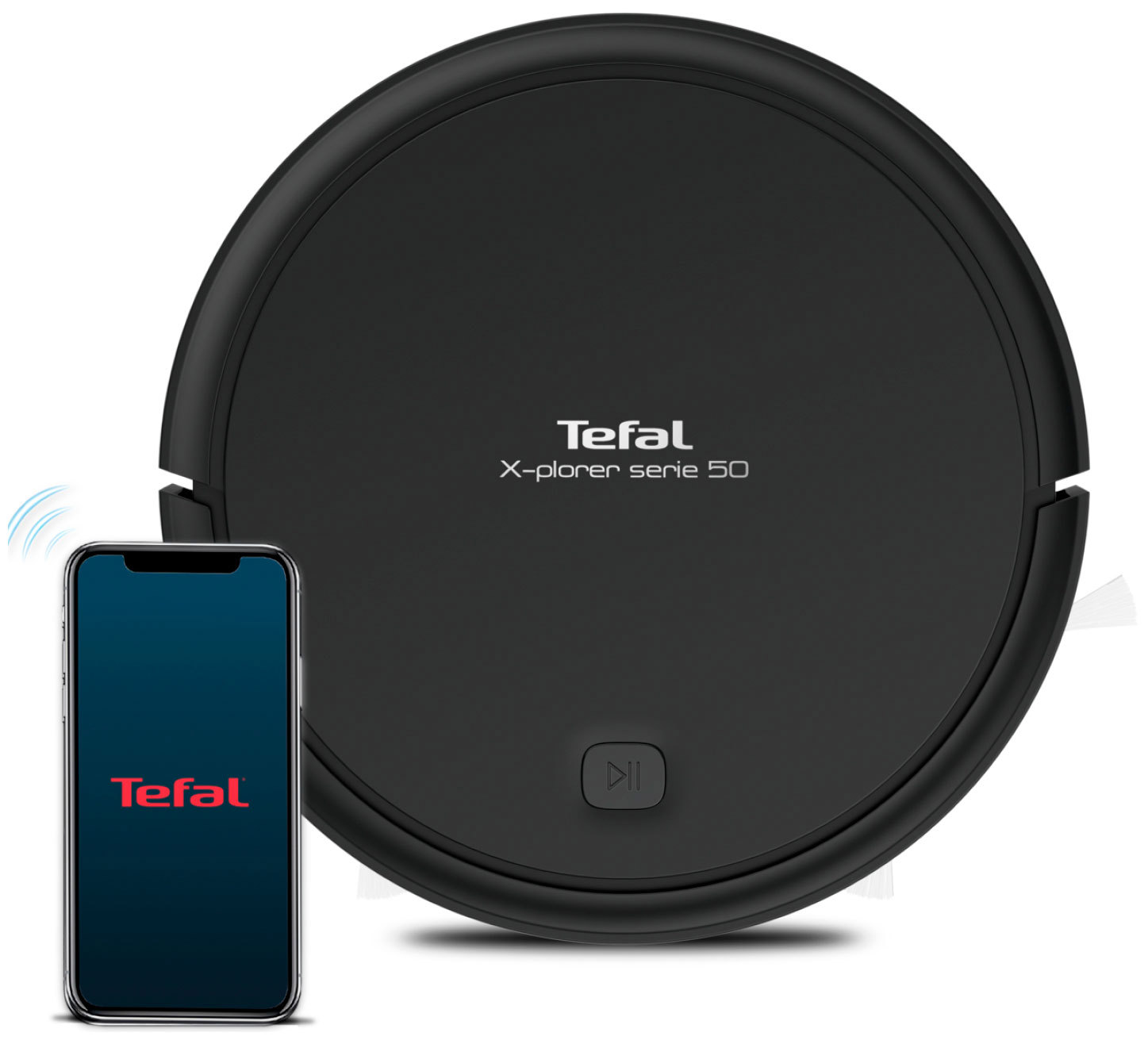 Изображение товара Робот-пылесос с влажной уборкой Tefal 382517 30 Вт 0.4 л цвет черный