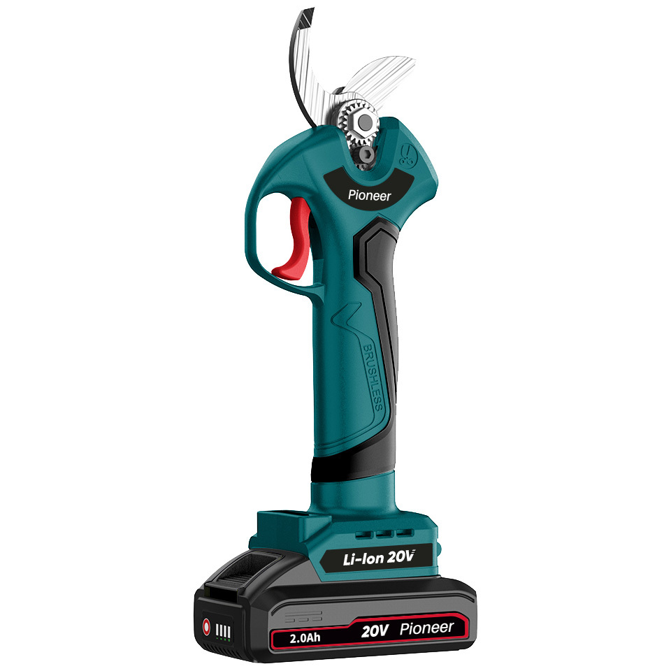 Изображение товара Аккумуляторный садовый секатор Pioneer BP-20V20BL-01 600 Вт 2 аккумулятора