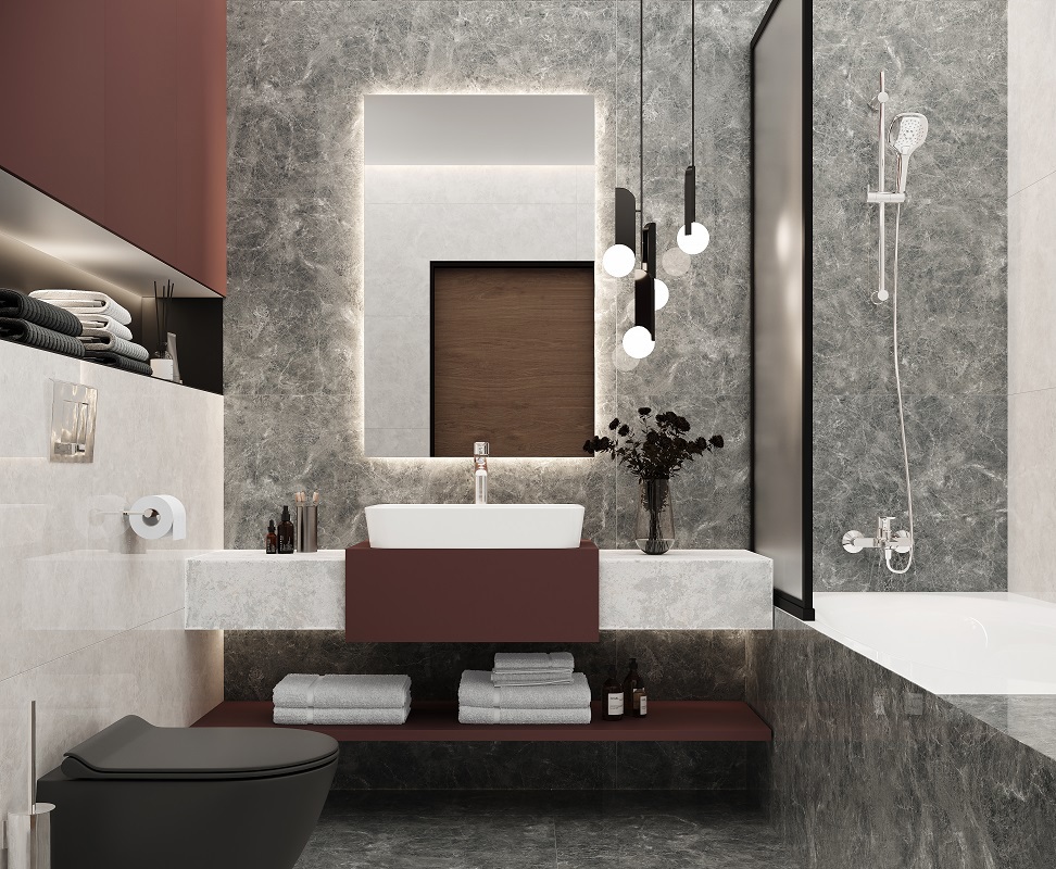 Изображение товара Керамогранит Laparet Orlando Gris 60x120 см серый полированный для пола и стен