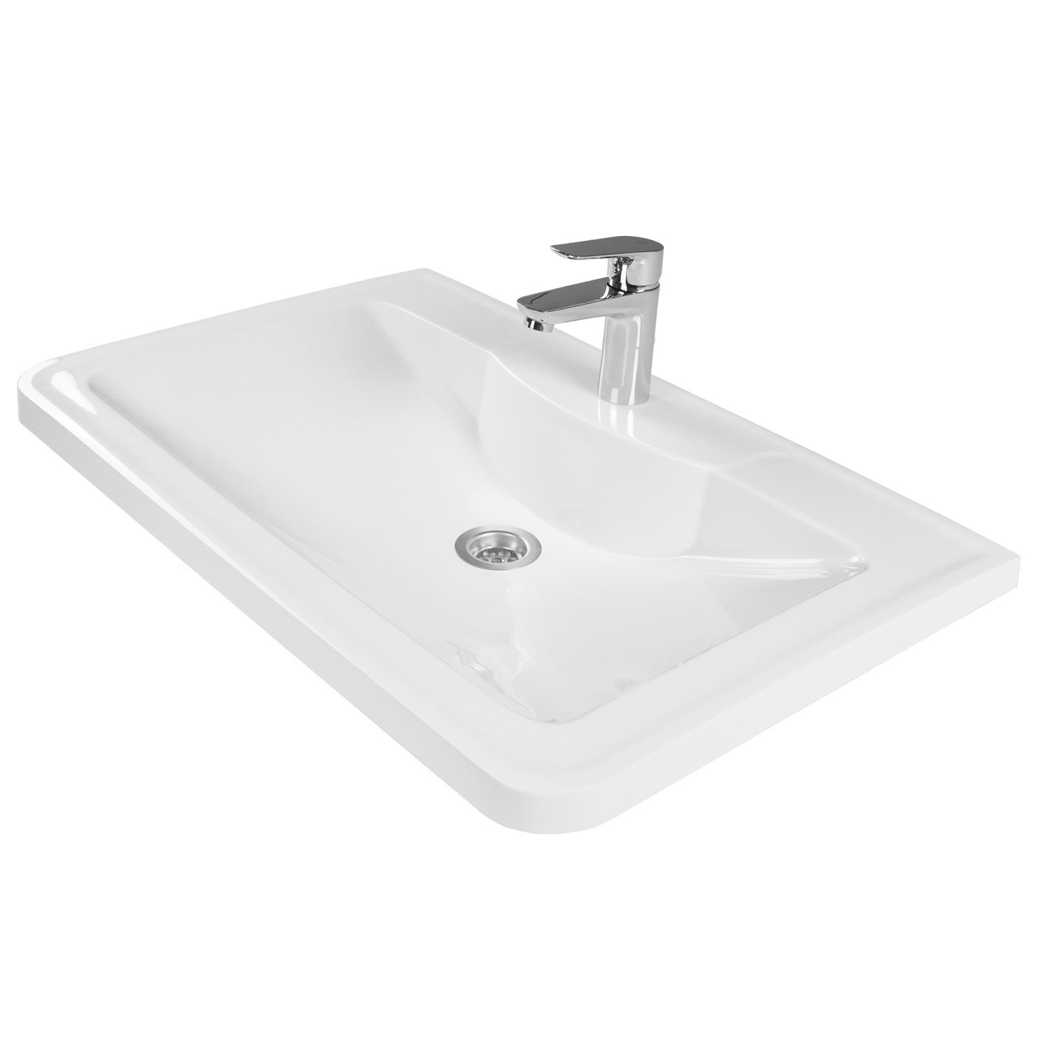 Изображение товара Раковина мебельная Итана adelina 4656755757551 69.5см цвет белый