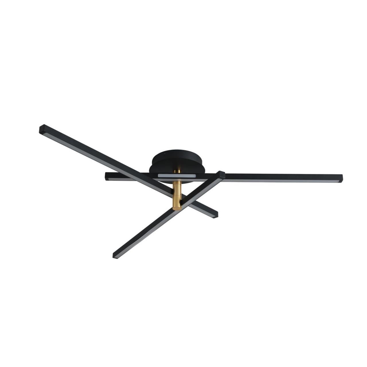 Изображение товара Люстра потолочная светодиодная Lumion PARKER 56 Вт нейтральный белый свет черная