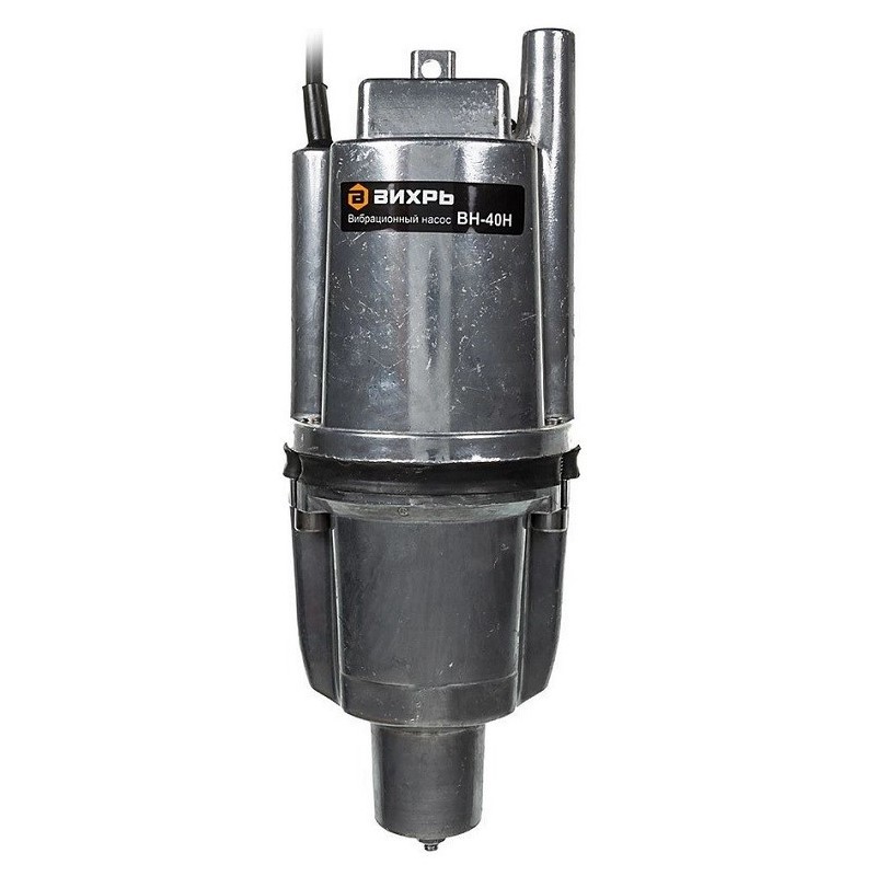 Изображение товара Насос вибрационный ВИХРЬ ВН-40Н для чистой воды 72 м подъема 1080 л/ч 40 м кабеля