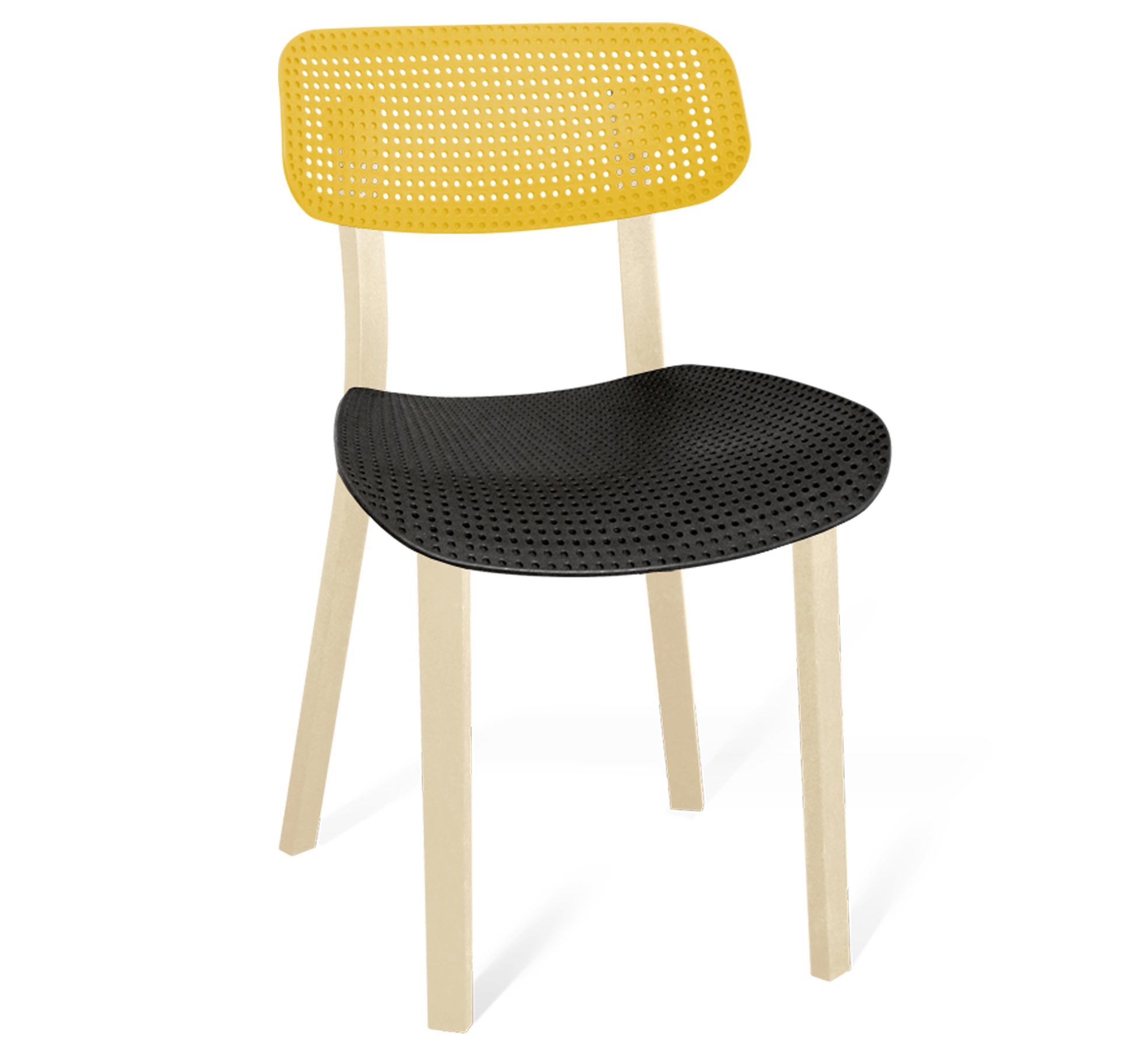 Изображение товара Стул Sheffilton 2304646303 46.5x79x51 см пластик цвет желтый