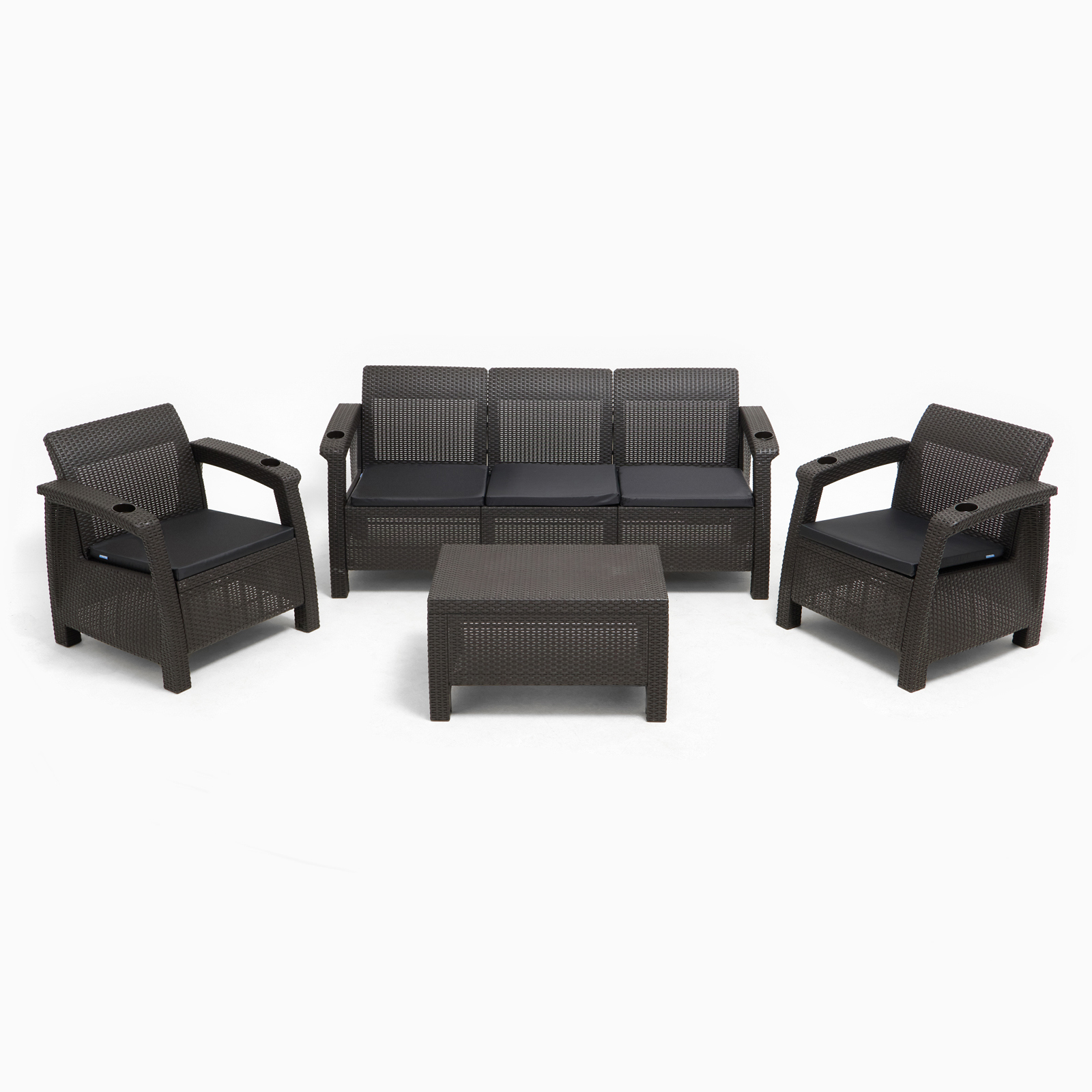 Изображение товара Набор садовой мебели Альтернатива 10494816 с подушками