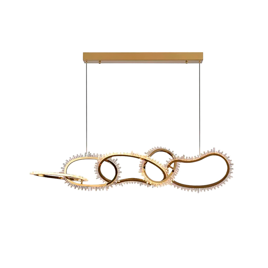 Изображение товара Подвесной светодиодный светильник KINK LIGHT 07607-5AL,36 Сена современная люстра в золотом цвете