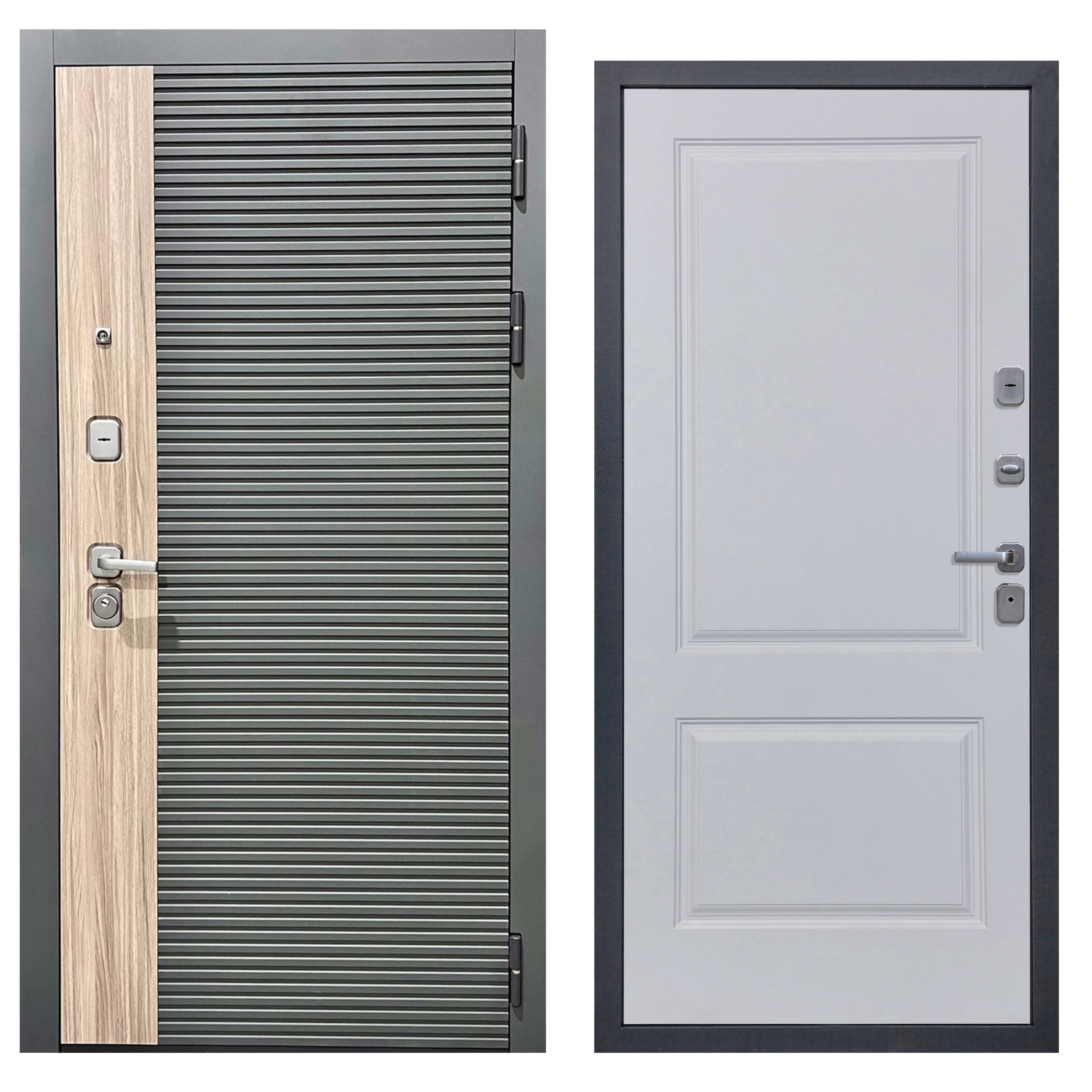 Изображение товара Стальная входная дверь Diva 76 правый 205x96см с замком класс 4 и шумоизоляцией