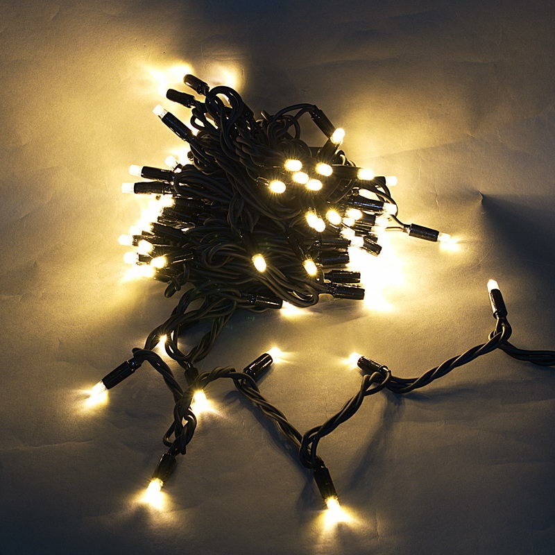 Изображение товара Электрогирлянда комнатная Sneha A-026A WW 10 м 100 светодиодов теплый белый