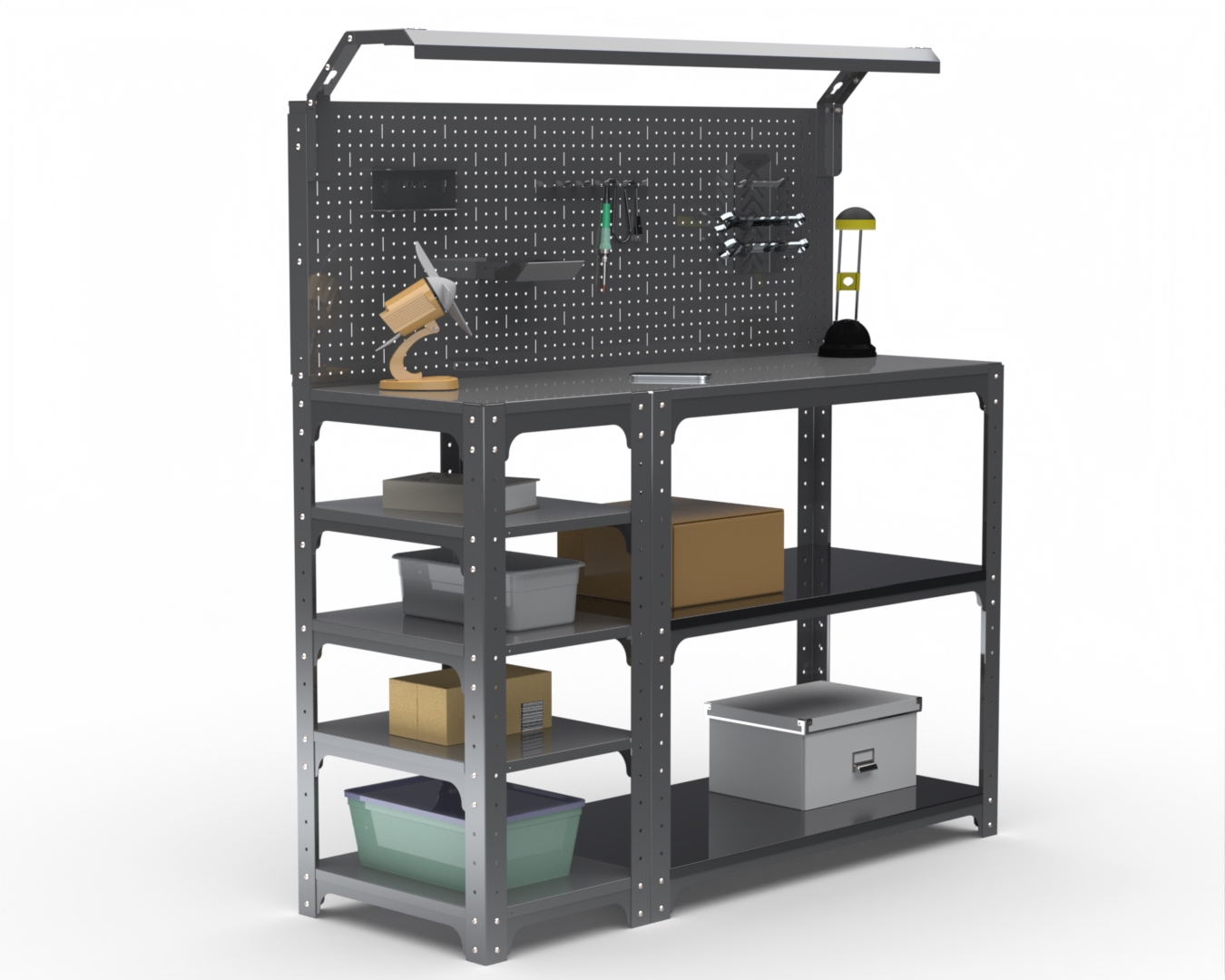 Изображение товара Стол-верстак Metalex 205230 950х1200х600 мм с максимальной нагрузкой 260 кг