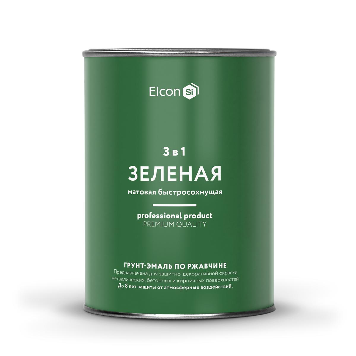 Изображение товара Грунт-эмаль 3 в 1 ELCON 00-00462299 цвет зеленый 0.8 л Изображение товара Грунт-эмаль 3 в 1 ELCON 00-00462299 цвет зеленый 0.8 л
