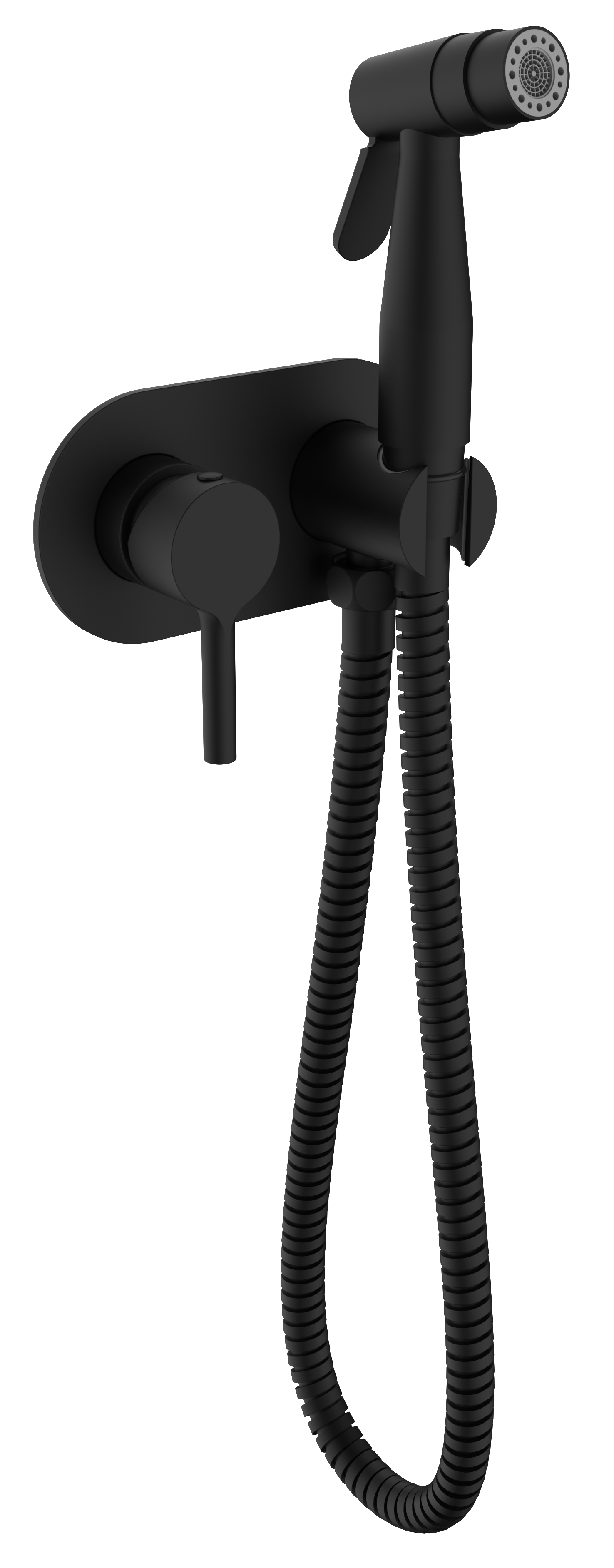 Изображение товара Смеситель для гигиенического душа Raglo R20.52.06 черный латунь современный дизайн