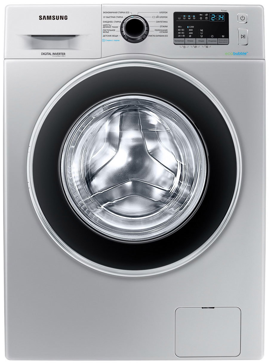 Изображение товара Стиральная машина Samsung WW60J42E0HS/LD 6 кг фронтальная серебристая