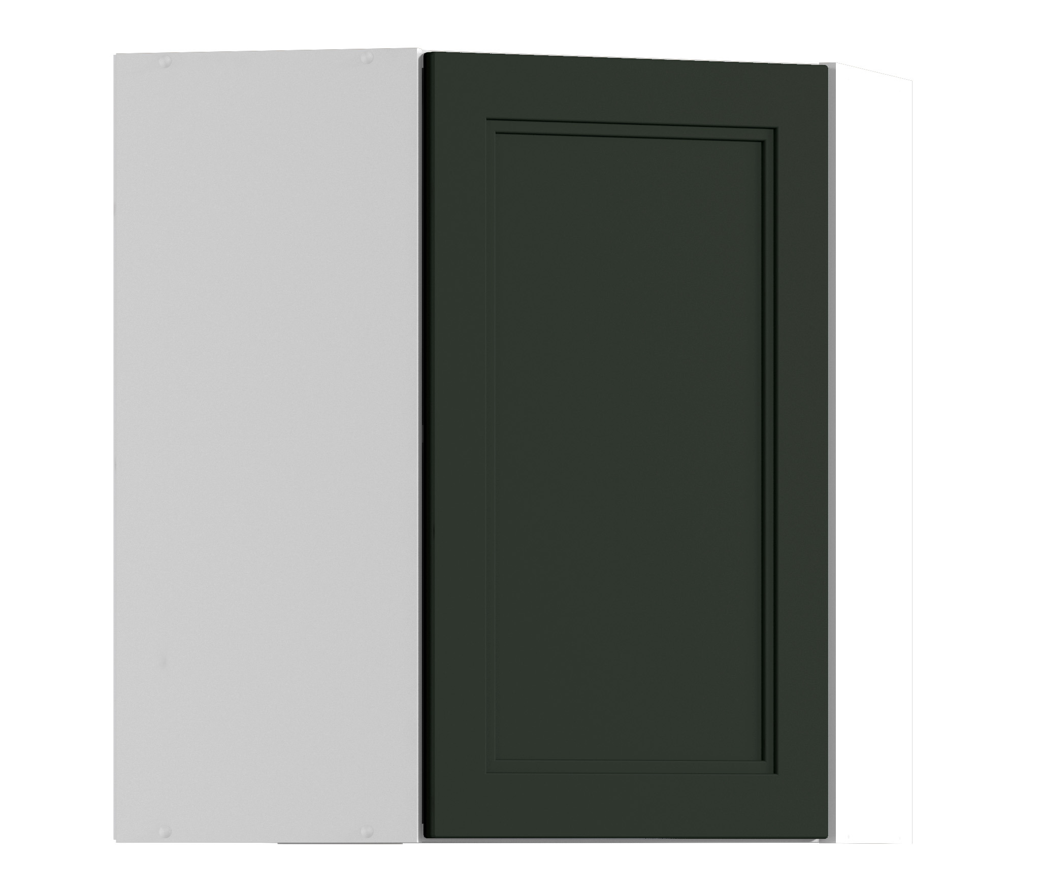 Изображение товара Навесной угловой шкаф Регина 60x72x60 см МДФ зеленый от Столплит