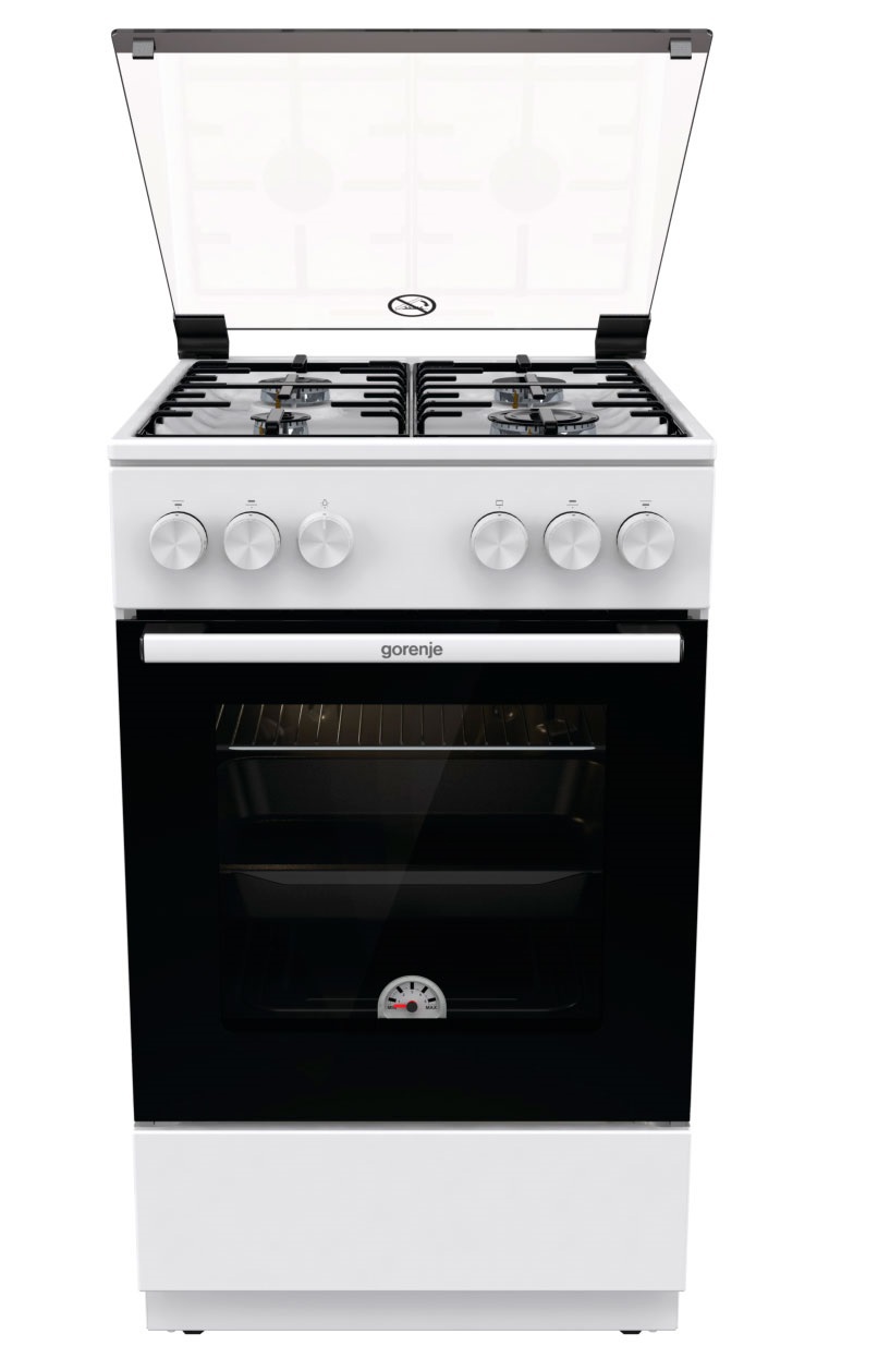 Изображение товара Газовая плита Gorenje GG5A10WH 50x85 см белая с духовкой 70 л эргономичное управление