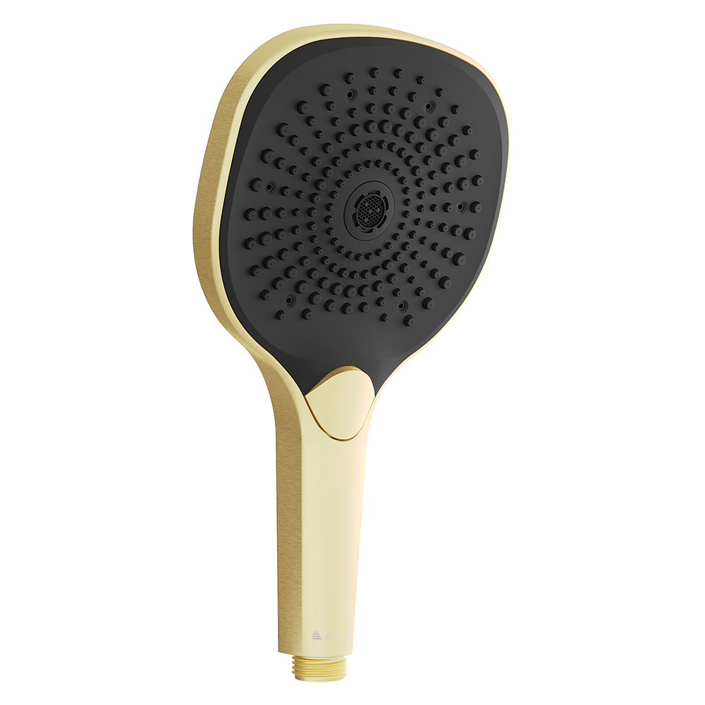 Изображение товара Лейка для душа Aqueduto CHU0850 3 режимная цвет шлифованное золото