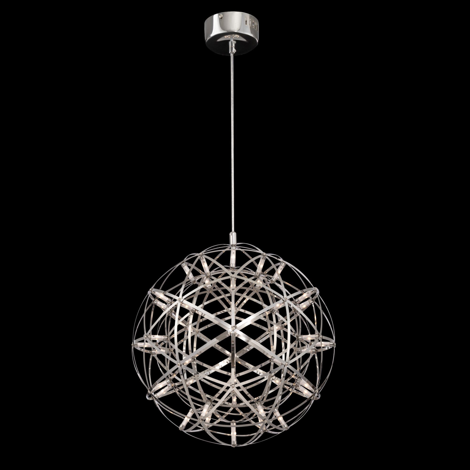 Изображение товара Светильник подвесной светодиодный Freya Amber FR5099PL-L21CH серый