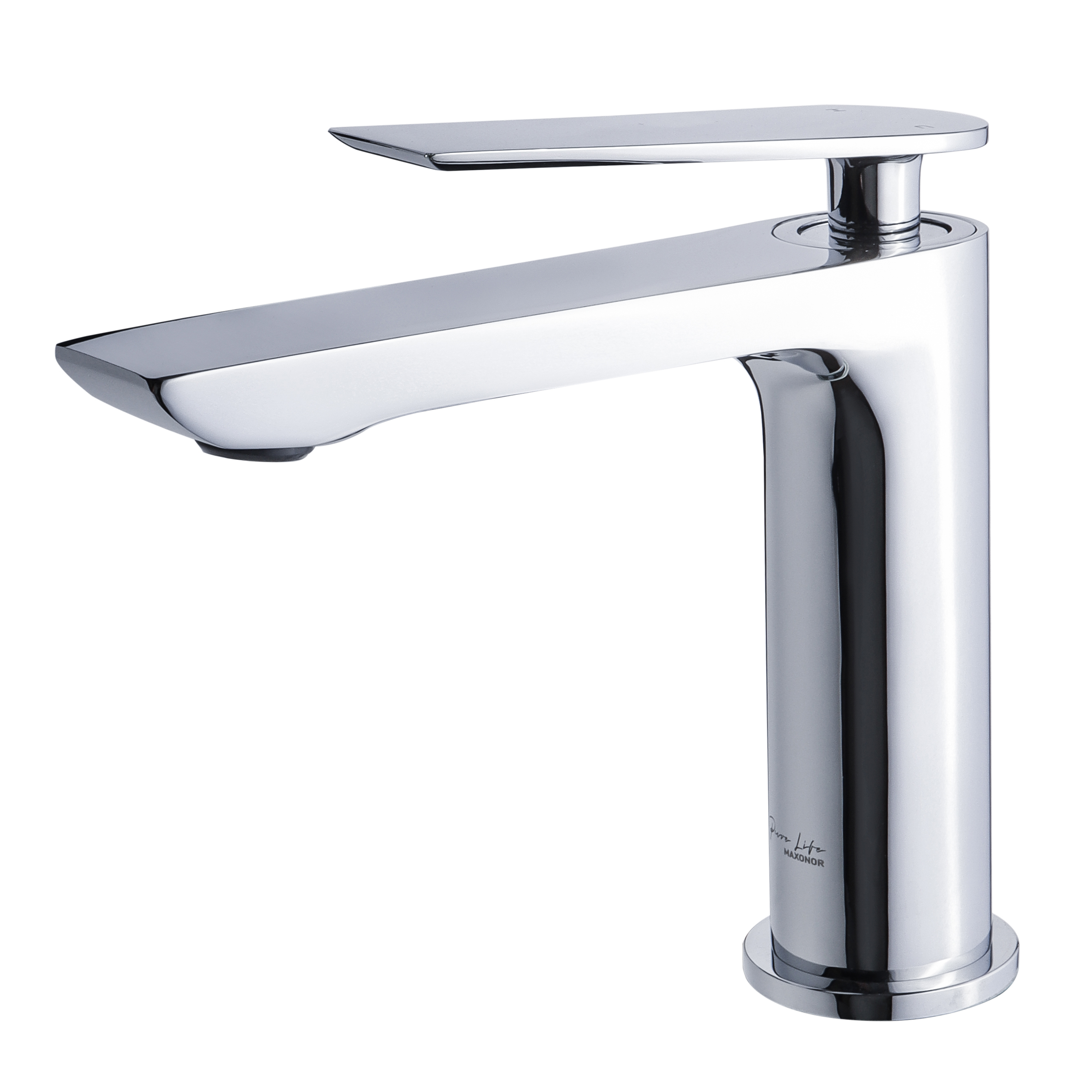 Изображение товара Смеситель для раковины Maxonor pure life Pl 1095 PL1095 однорычажный цвет хромированный