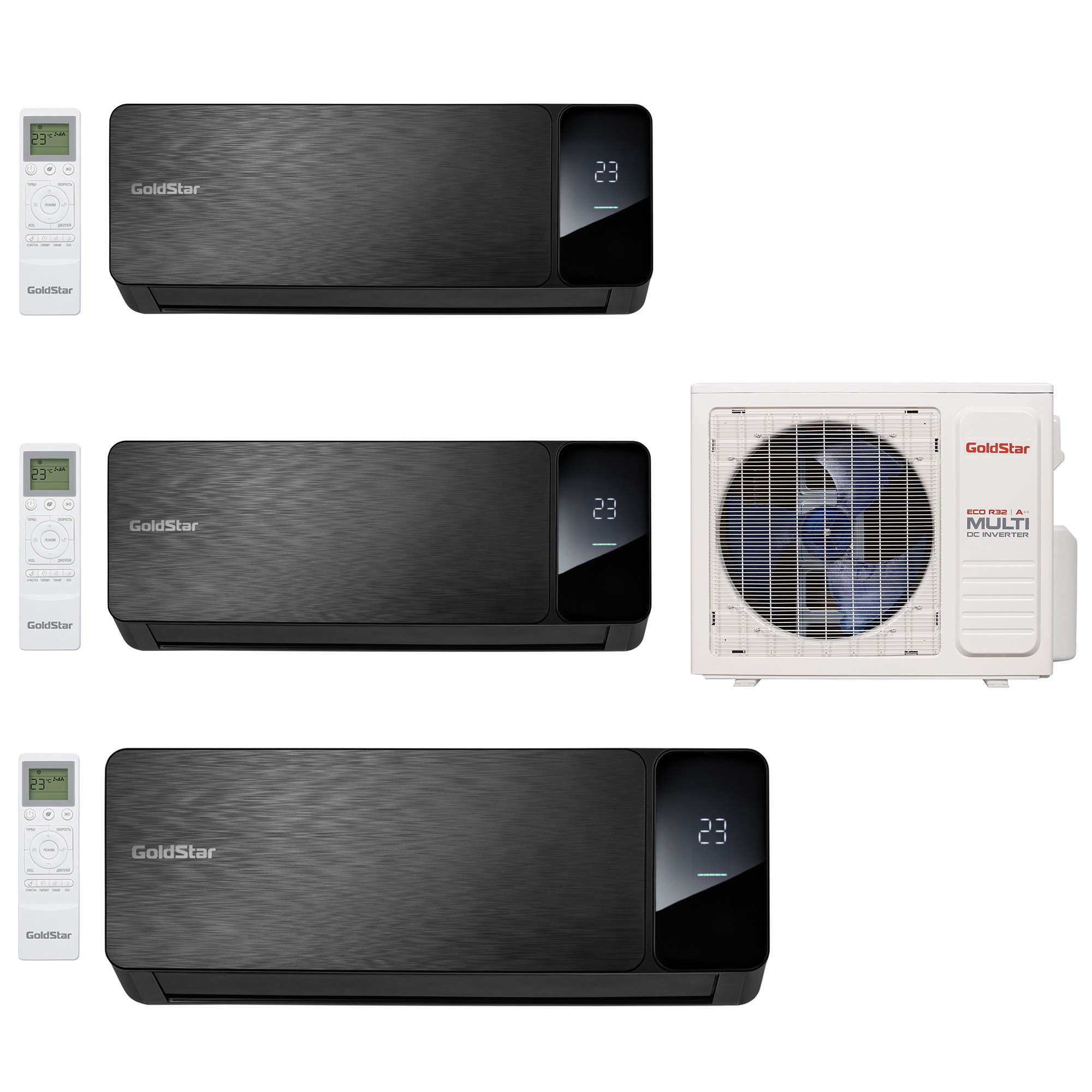 Изображение товара Мульти сплит-система Goldstar НС-1711544 21K BTU инвертор с Wi-Fi для охлаждения и обогрева