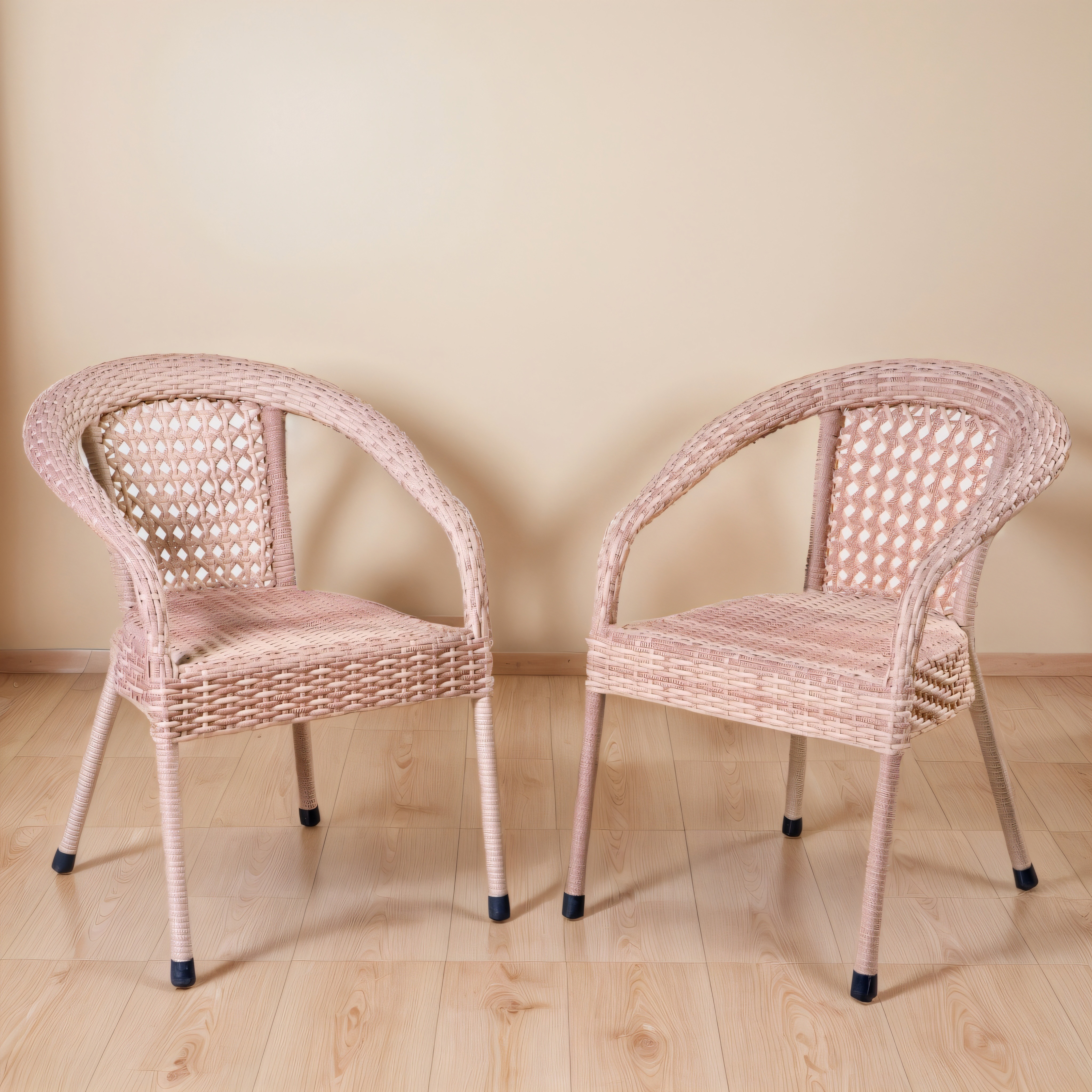 Изображение товара Кресло садовое Aiko Deco 60 см x 70 см x 79 см искусственный ротанг бежевый 2 шт Изображение товара Кресло садовое Aiko Deco 60 см x 70 см x 79 см искусственный ротанг бежевый 2 шт