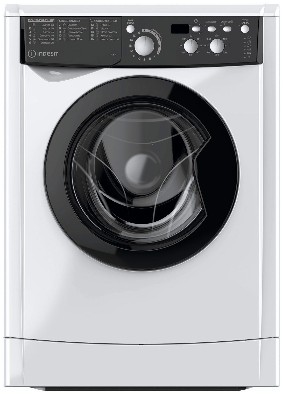 Изображение товара Стиральная машина Indesit Ewud 4105 BK CIS белая