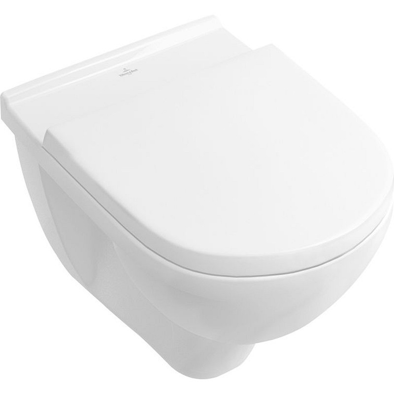 Изображение товара Подвесной унитаз Villeroy & Boch 5660HR01 безободковый с сиденьем микролифт
