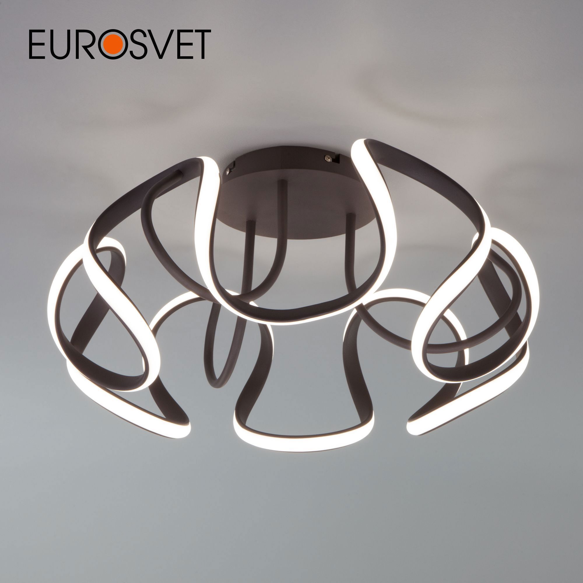 Изображение товара Люстра потолочная светодиодная Eurosvet AZALIA a053051 с пультом управления 36 м²