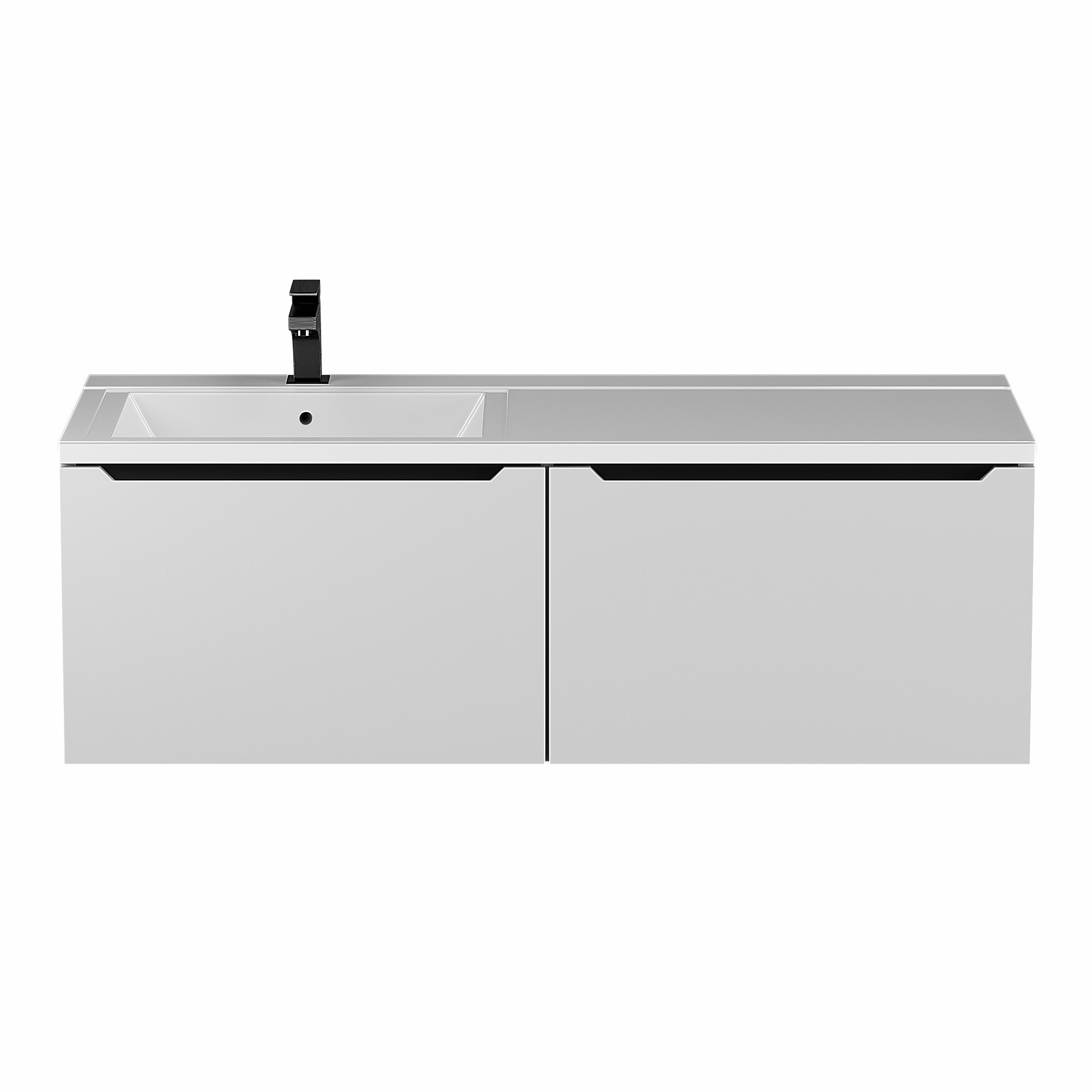 Изображение товара Подвесная тумба под раковину Uperwood Tanos 120 см с 2 ящиками белая