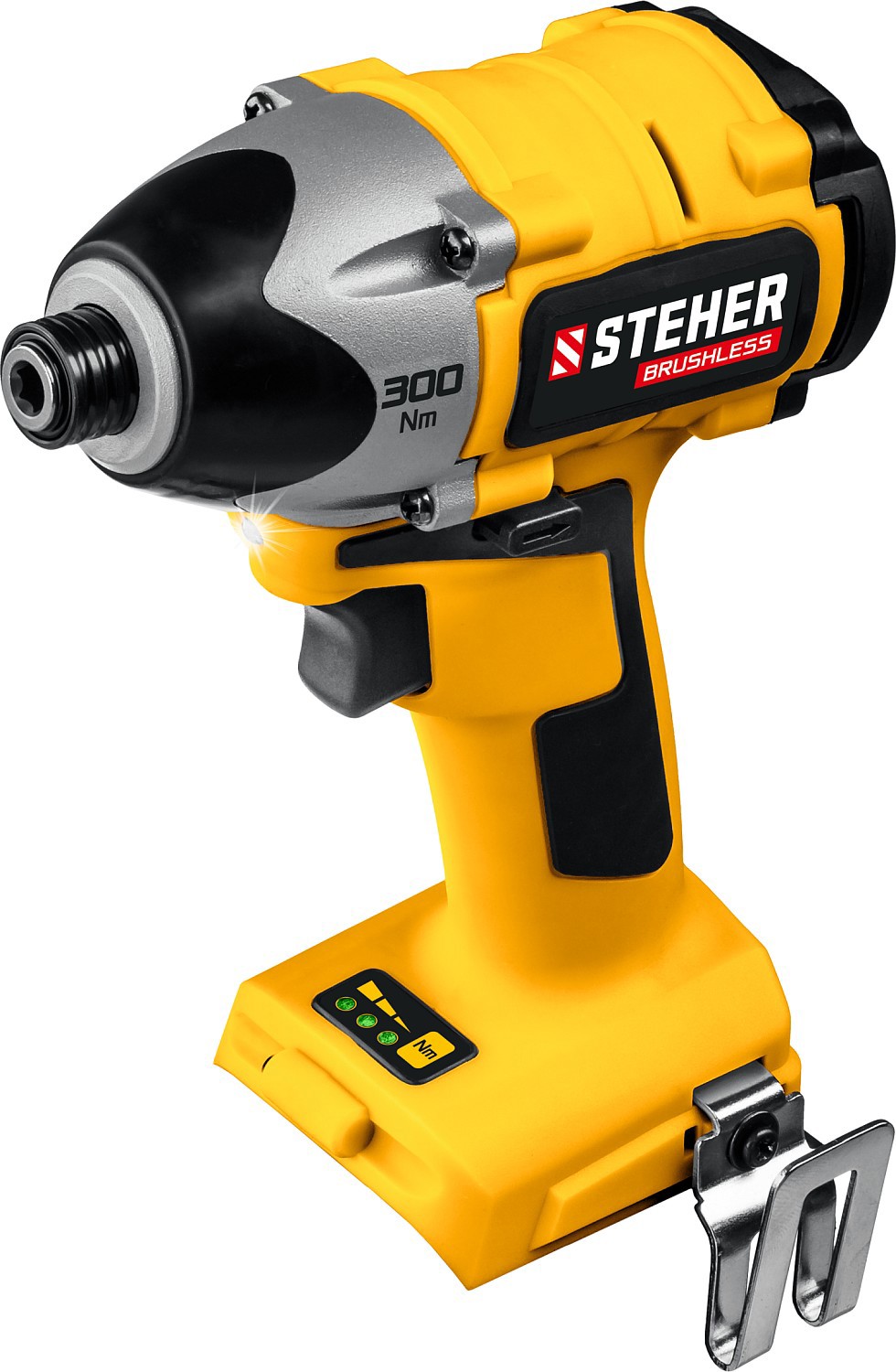 Изображение товара Аккумуляторный бесщеточный ударный винтоверт Steher CSB-300 20 В 300 Нм