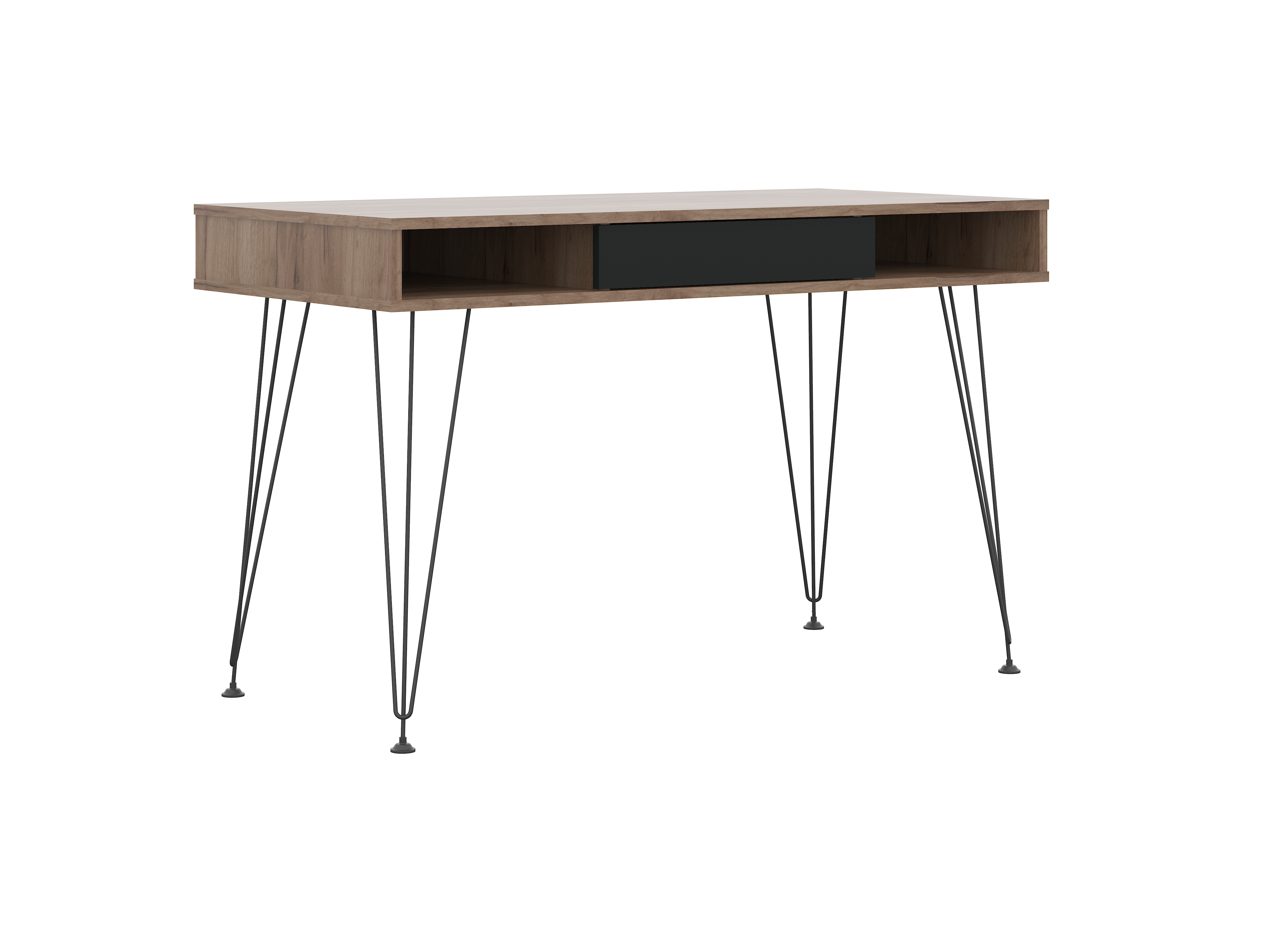 Изображение товара Стол Sakura Stol_Marke из ЛДСП 120x75x60 см в цвете дерево и черный современный дизайн