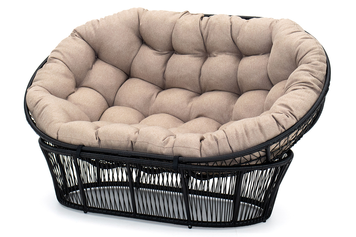 Изображение товара Диван садовый Мамасан Kornera стильный и прочный из искусственного ротанга