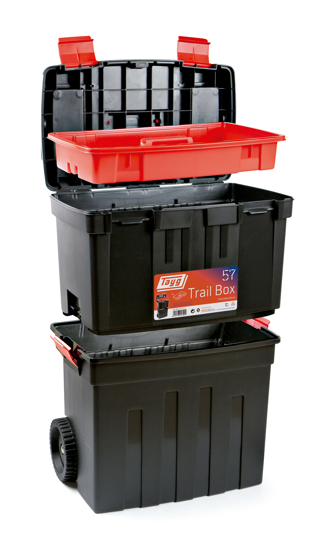 Изображение товара Ящик для инструментов TAYG Trail Box 57 полипропилен, 470х290х630 мм