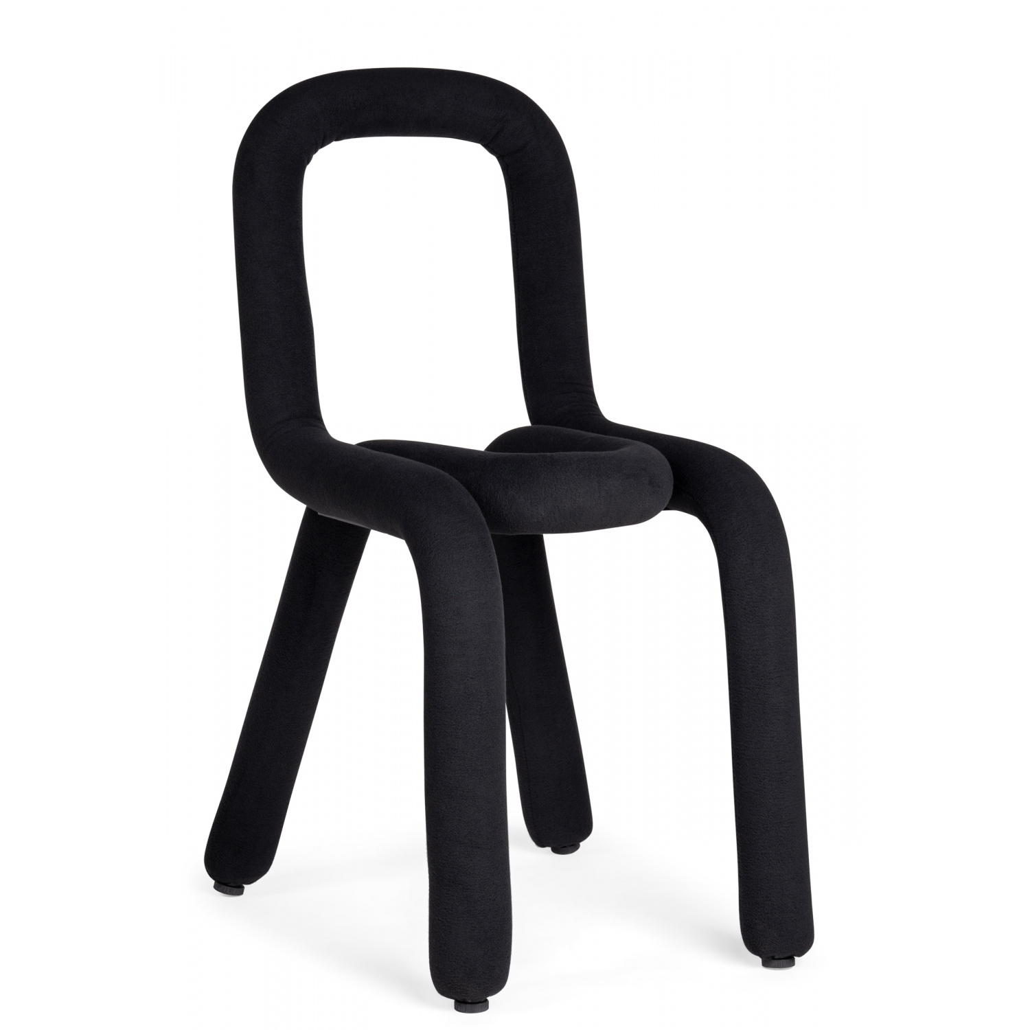 Изображение товара Стул Woodville 15529 современный черный ткань металл размеры 35x78x48 см