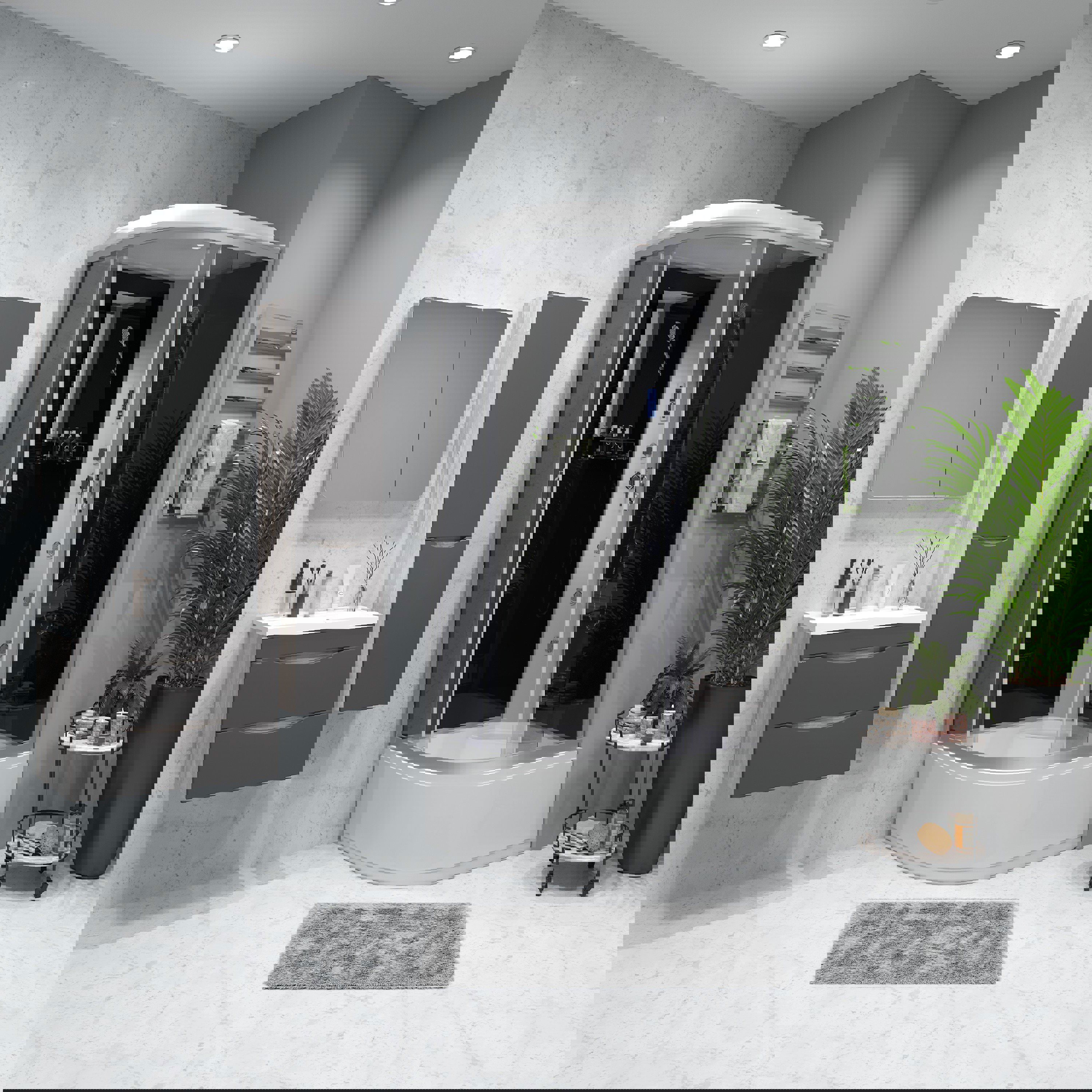 Изображение товара Душевая кабина Niagara 25101434RF высокий поддон 120x80см