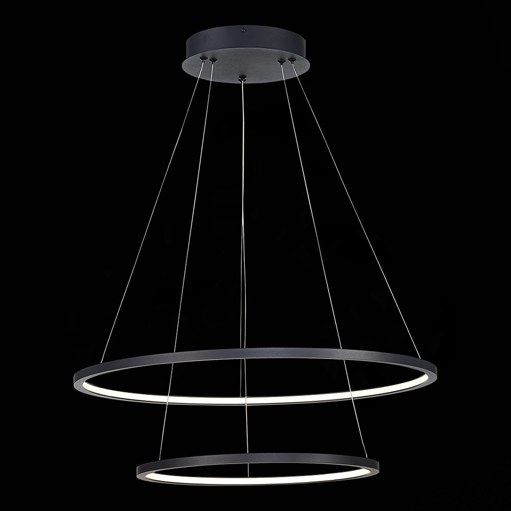 Изображение товара Светильник подвесной светодиодный ST LUCE ST603 IN ST603.443.56 9 м² нейтральный белый свет цвет черный