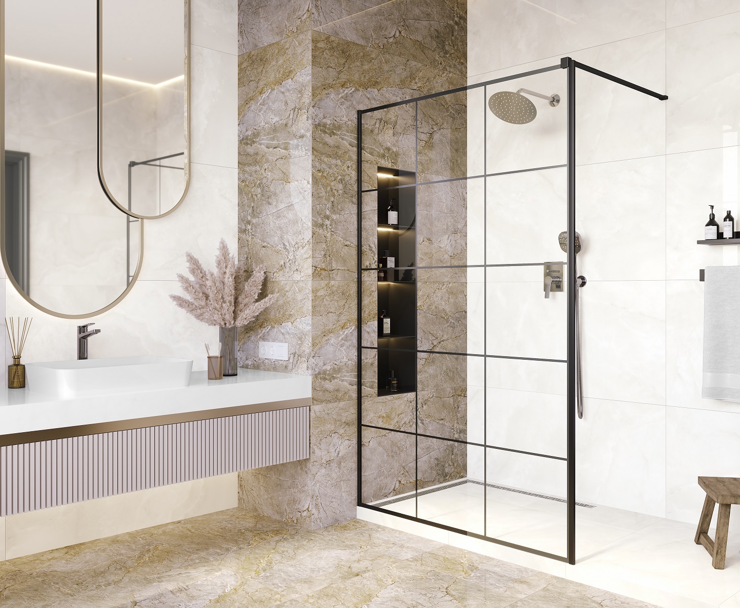 Изображение товара Керамогранит Laparet Cosmo Perla белый 120x60 см 2.151 м2 влагостойкий для пола и стен