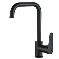 Изображение товара Смеситель OUTE T21013BH для кухни с поворотным изливом 24 см, черный