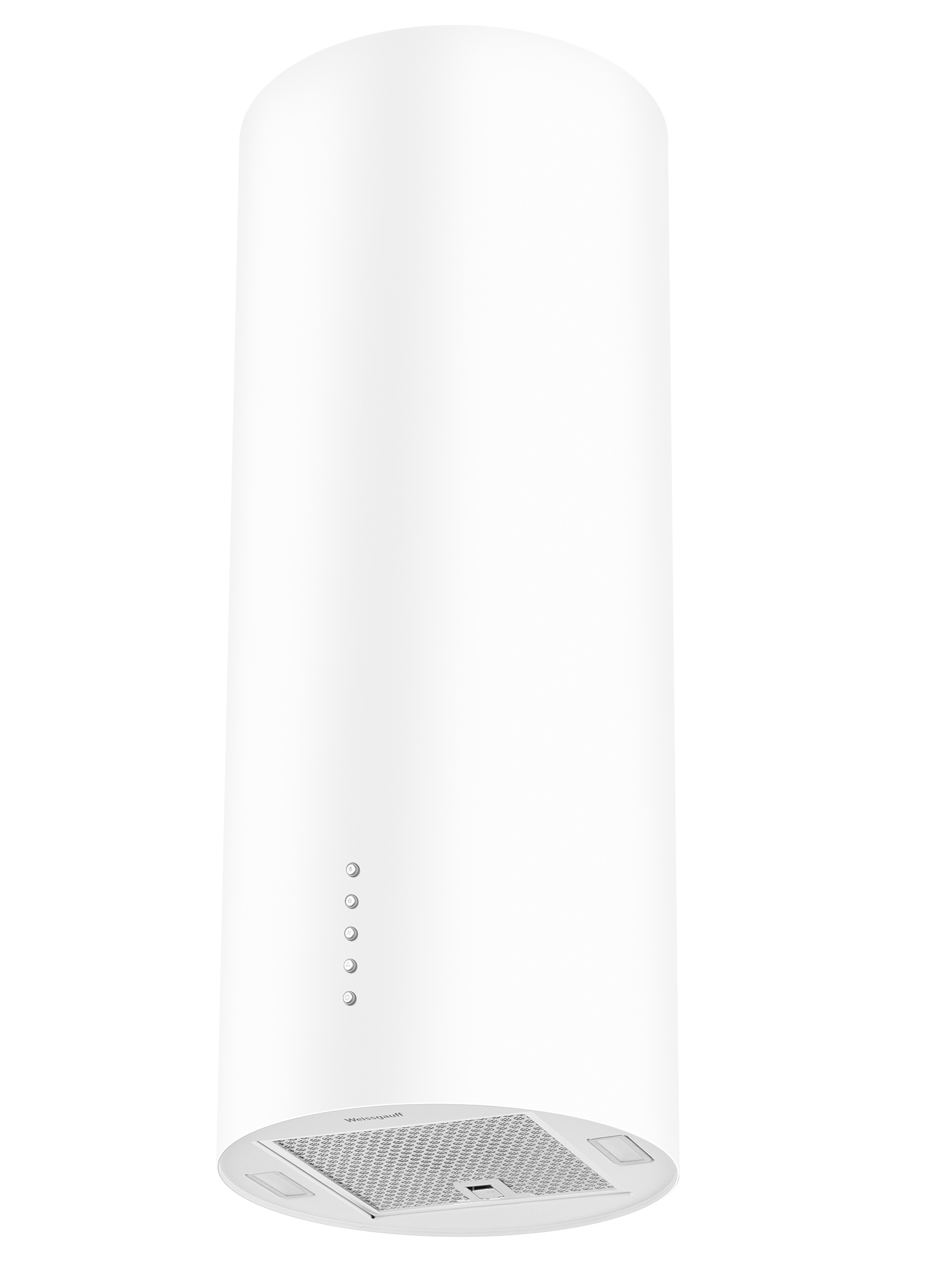 Изображение товара Вытяжка пристенная Weissgauff Tubus 90 WH с фильтром и LED освещением