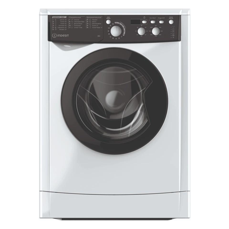 Изображение товара Стиральная машина Indesit Ewud 4105 bk cis 59.4x84.9x32.2 см 4 кг цвет белый