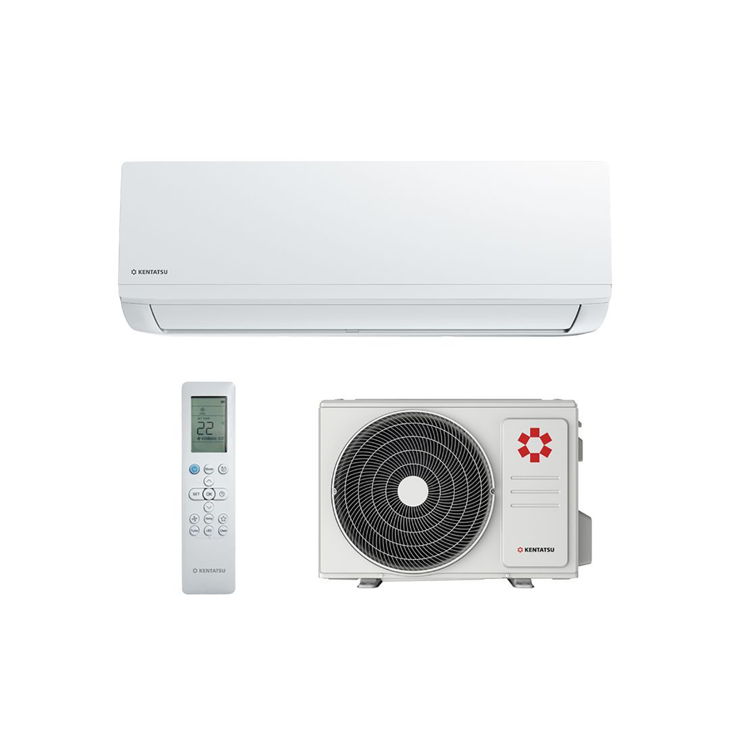 Изображение товара Сплит-система Kentatsu KSGI26HFAN1/KSRI26HFAN1/-40 9K BTU Обогрев/Охлаждение Изображение товара Сплит-система Kentatsu KSGI26HFAN1/KSRI26HFAN1/-40 9K BTU Обогрев/Охлаждение