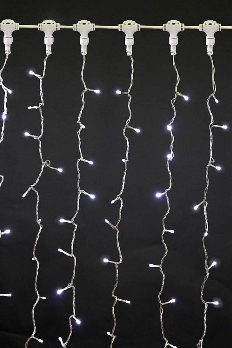 Изображение товара Электрогирлянда светодиодная Sneha a-343 wt занавес 30 м 440 ламп 1 режим