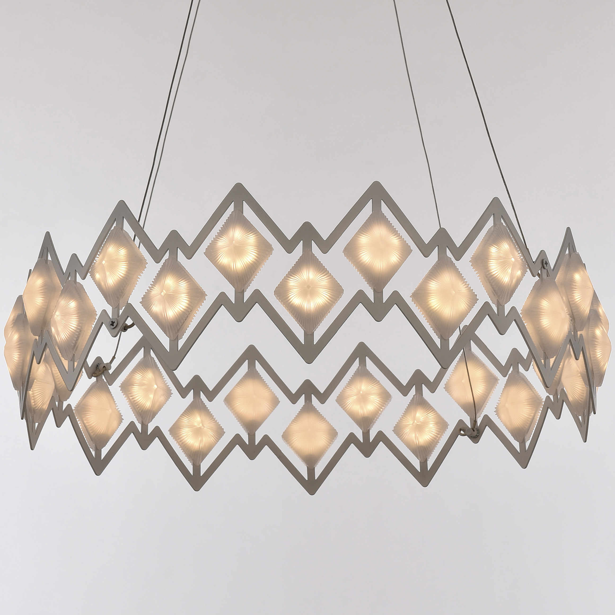 Изображение товара Светильник подвесной светодиодный Arte Perfetto luce Ferrara 3307.md8228-400.white нейтральный белый свет цвет белый